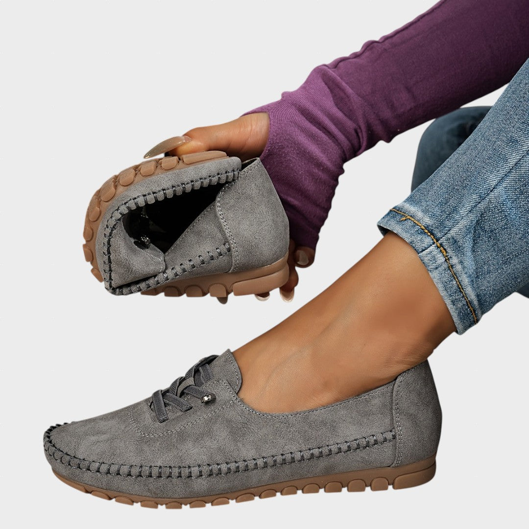 Maas & Mode | Comfortschoen met zacht bovenwerk en gevormd voetbed