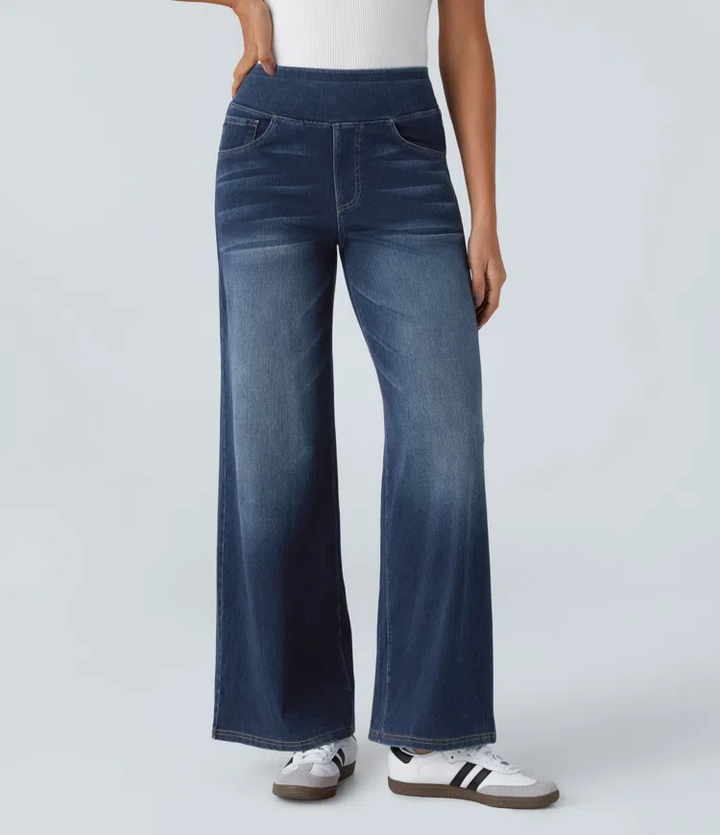 Maas & Mode | Comfortabele jeans met hoge taille
