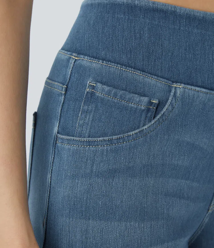 Maas & Mode | Comfortabele jeans met hoge taille