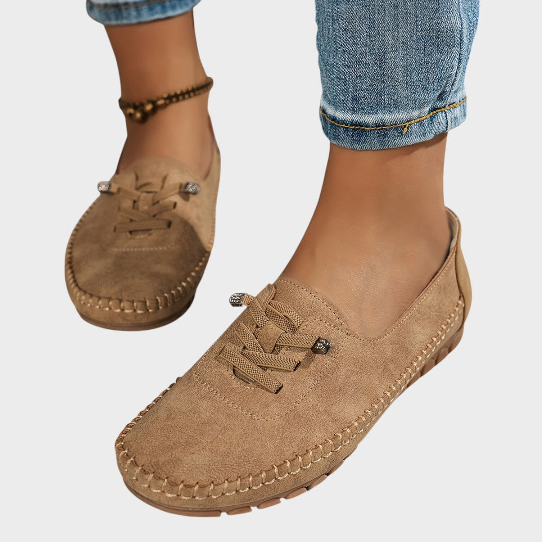 Maas & Mode | Comfortschoen met zacht bovenwerk en gevormd voetbed