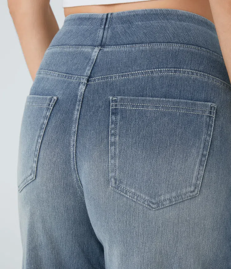 Maas & Mode | Comfortabele jeans met hoge taille