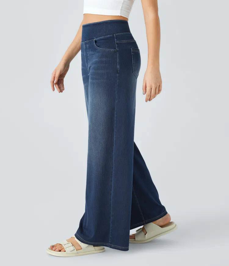 Maas & Mode | Comfortabele jeans met hoge taille