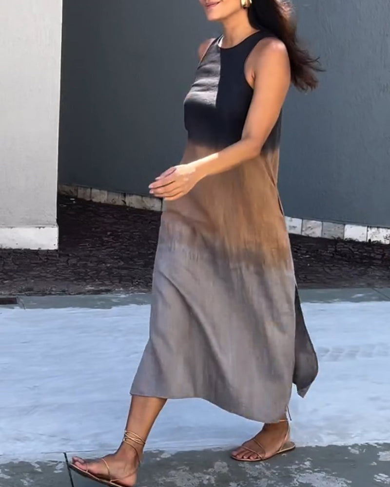 Maas & Mode® | Modieuze Mouwloze Jurk