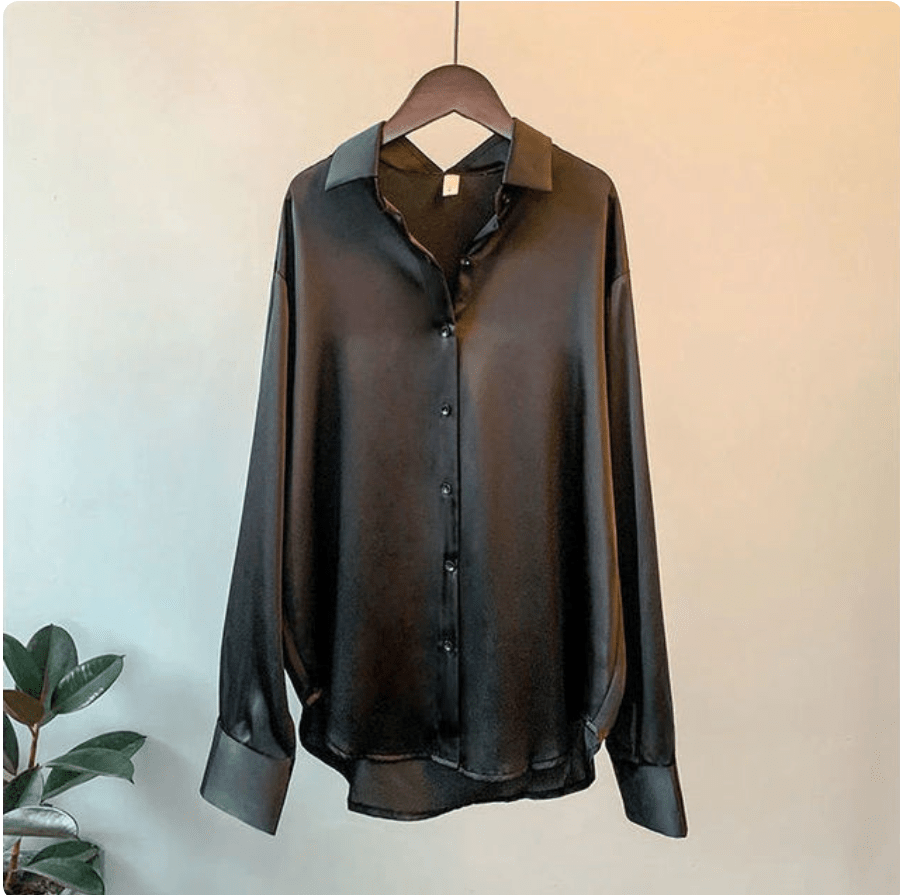 Maas & Mode® | Camicia™  Satijnen blouse voor dames