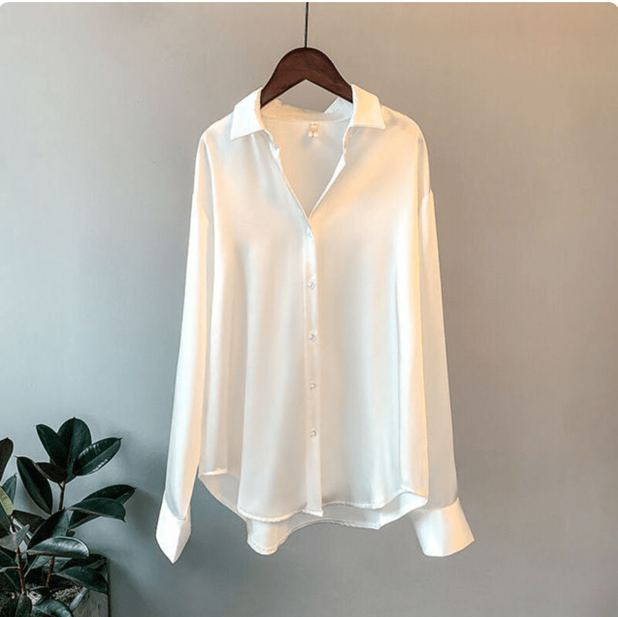 Maas & Mode® | Camicia™  Satijnen blouse voor dames