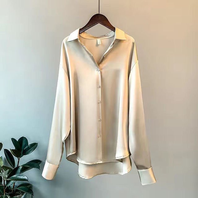 Maas & Mode® | Camicia™  Satijnen blouse voor dames