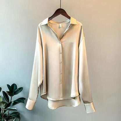 Maas & Mode® | Camicia™  Satijnen blouse voor dames
