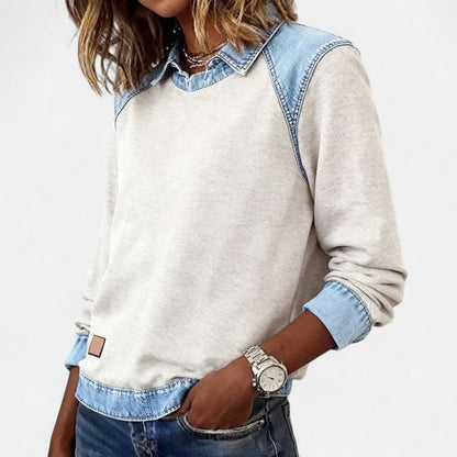 Maas & Mode® | Trendy Lange Mouwen Damestrui