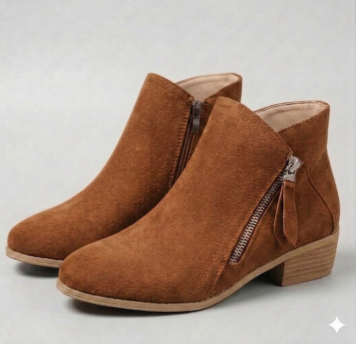 Maas & Mode | Mara Enkellaars met Ritssluiting