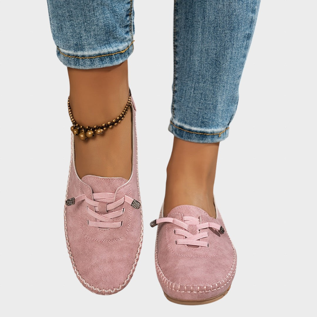 Maas & Mode | Comfortschoen met zacht bovenwerk en gevormd voetbed