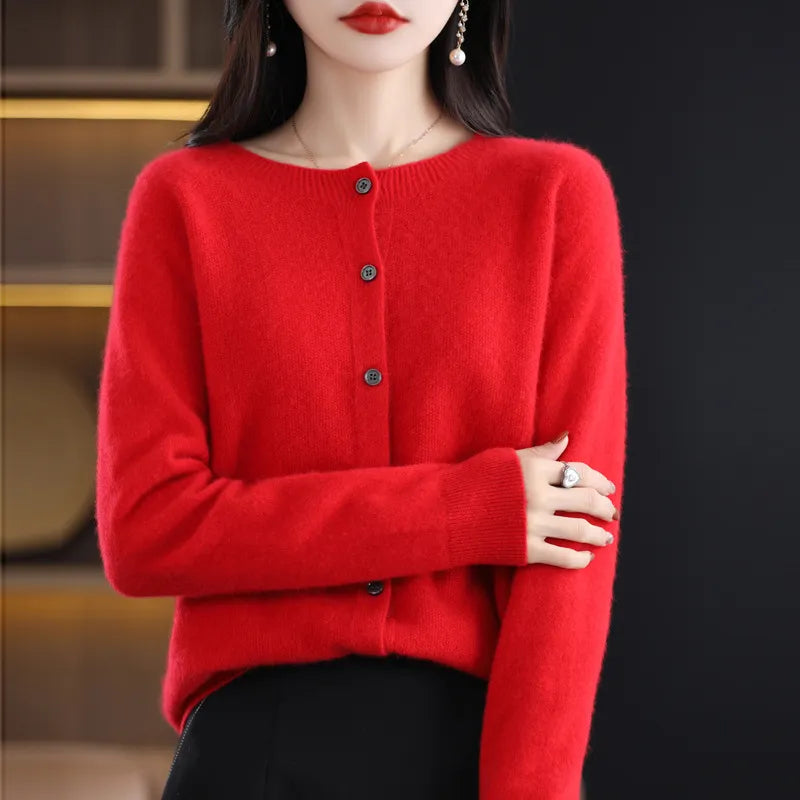 Maas & Mode | Elegante Knoopjes Cardigan