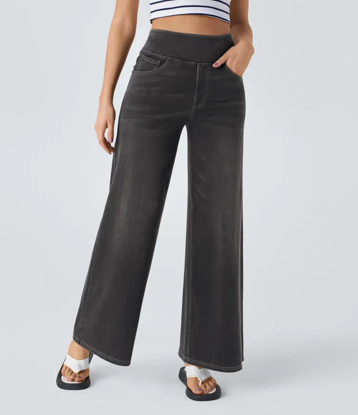 Maas & Mode | Comfortabele jeans met hoge taille
