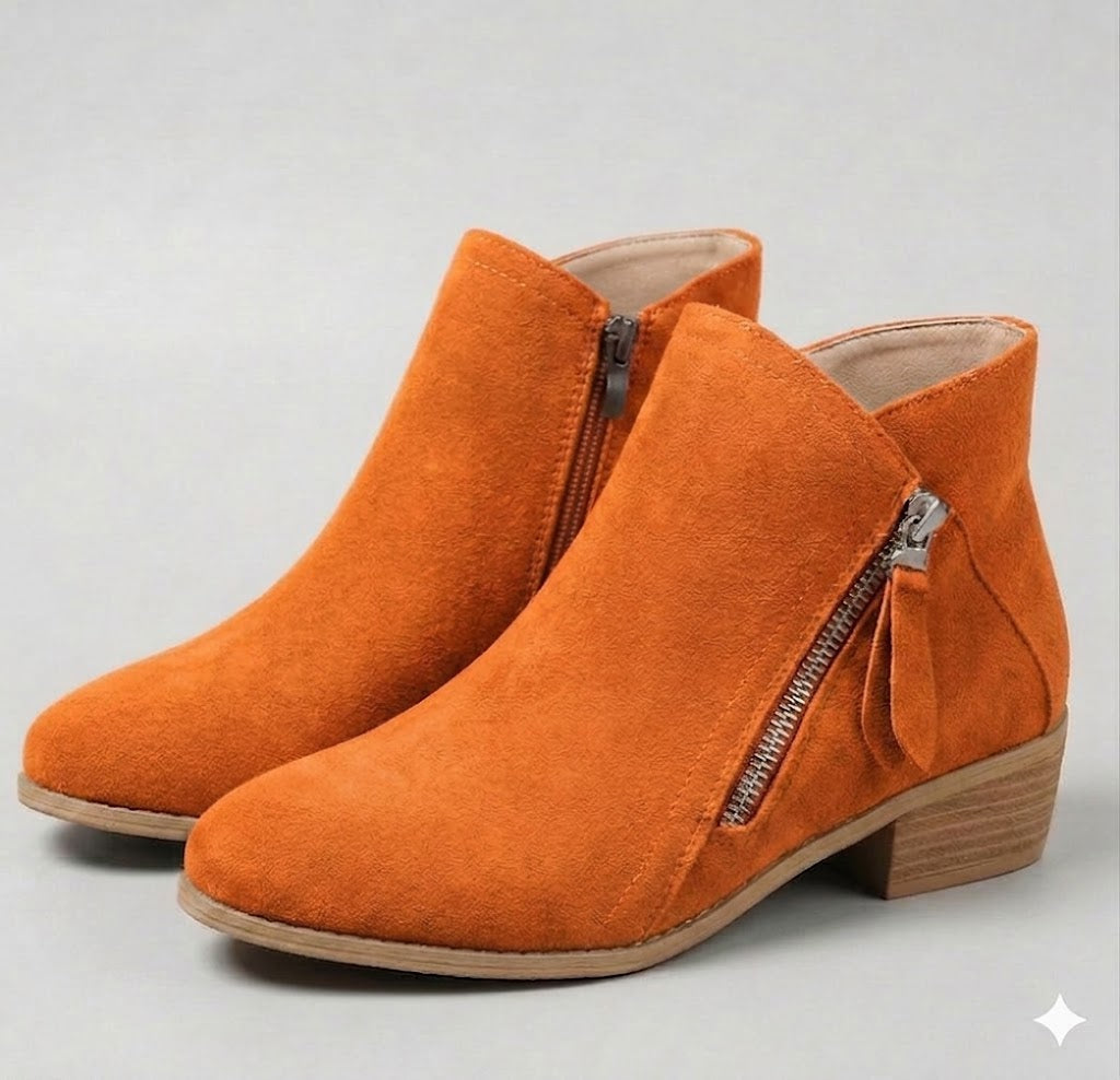 Maas & Mode | Mara Enkellaars met Ritssluiting
