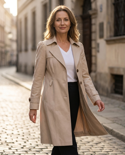 Maas & Mode® |  Elegante comfortabele zomer jas
