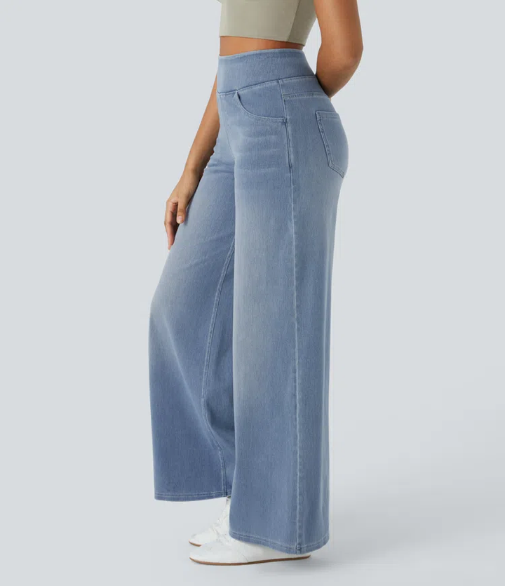 Maas & Mode | Comfortabele jeans met hoge taille