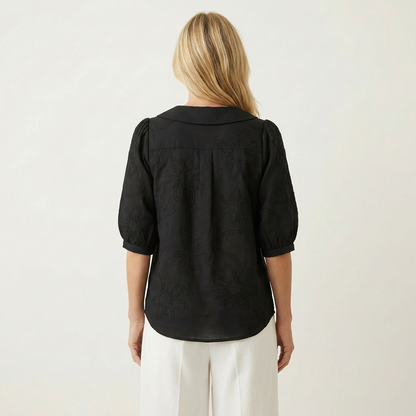 Maas & Mode® | Elegante zachte dames blouse