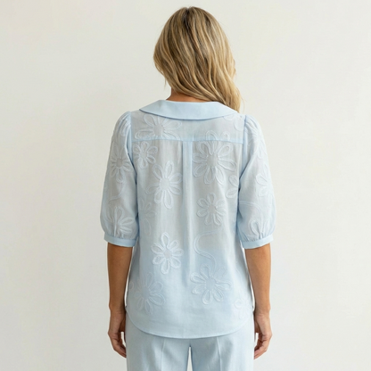 Maas & Mode® | Elegante zachte dames blouse