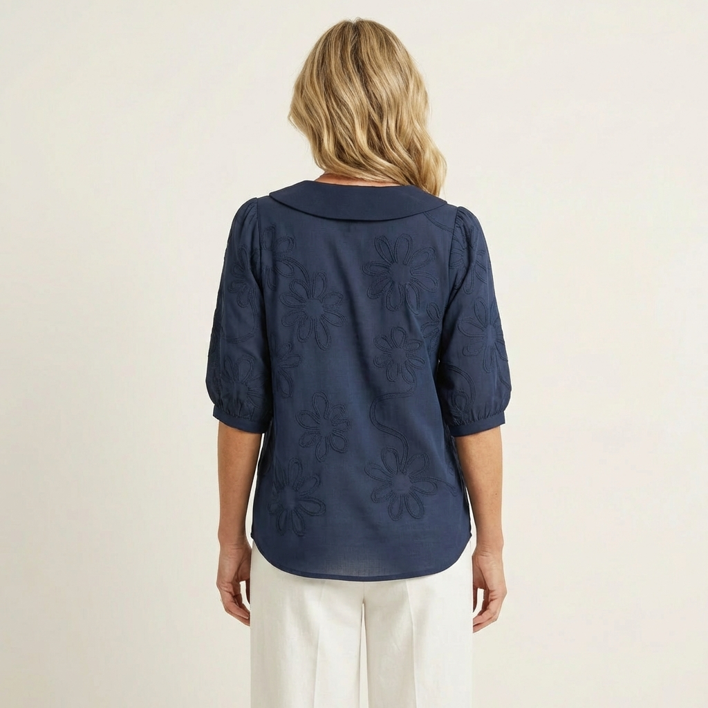 Maas & Mode® | Elegante zachte dames blouse