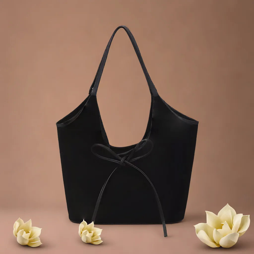 Maas & Mode® | Mireille – Suède strik handtas