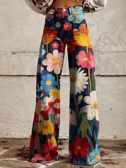 Maas & Mode® | Elegante en Moderne Bloemenbroek