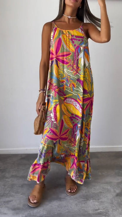 Maas & Mode® | Comfortabele Bloemenjurk