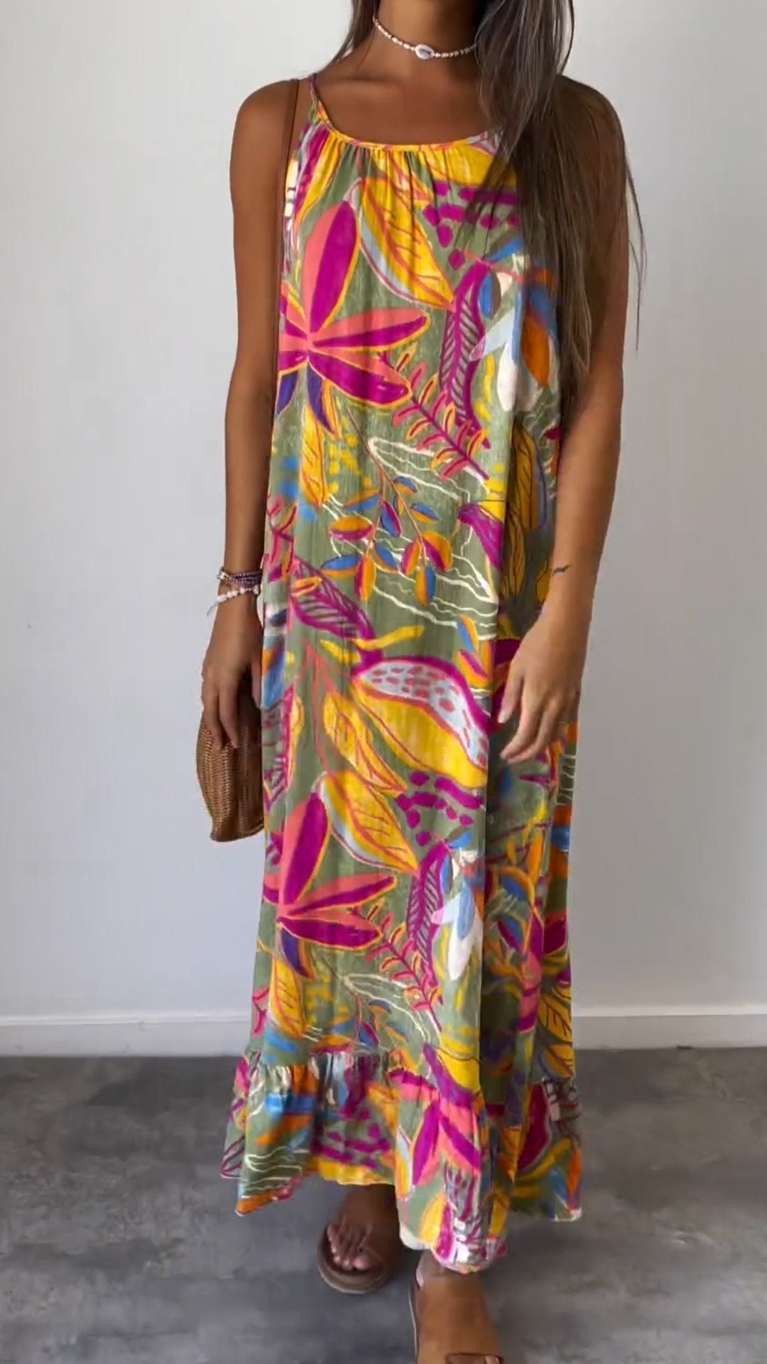 Maas & Mode® | Comfortabele Bloemenjurk