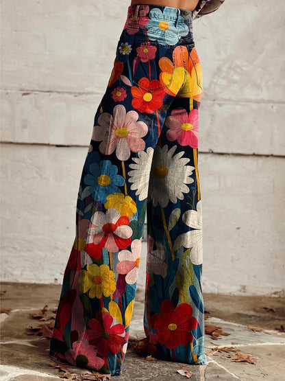 Maas & Mode® | Elegante en Moderne Bloemenbroek