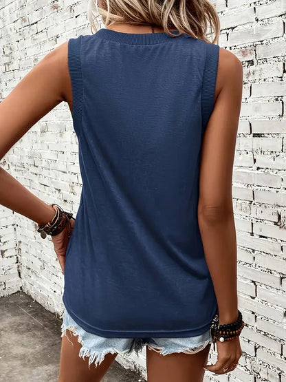 Maas & Mode® | Lenora™  Casual T-shirt met sweetheart halslijn