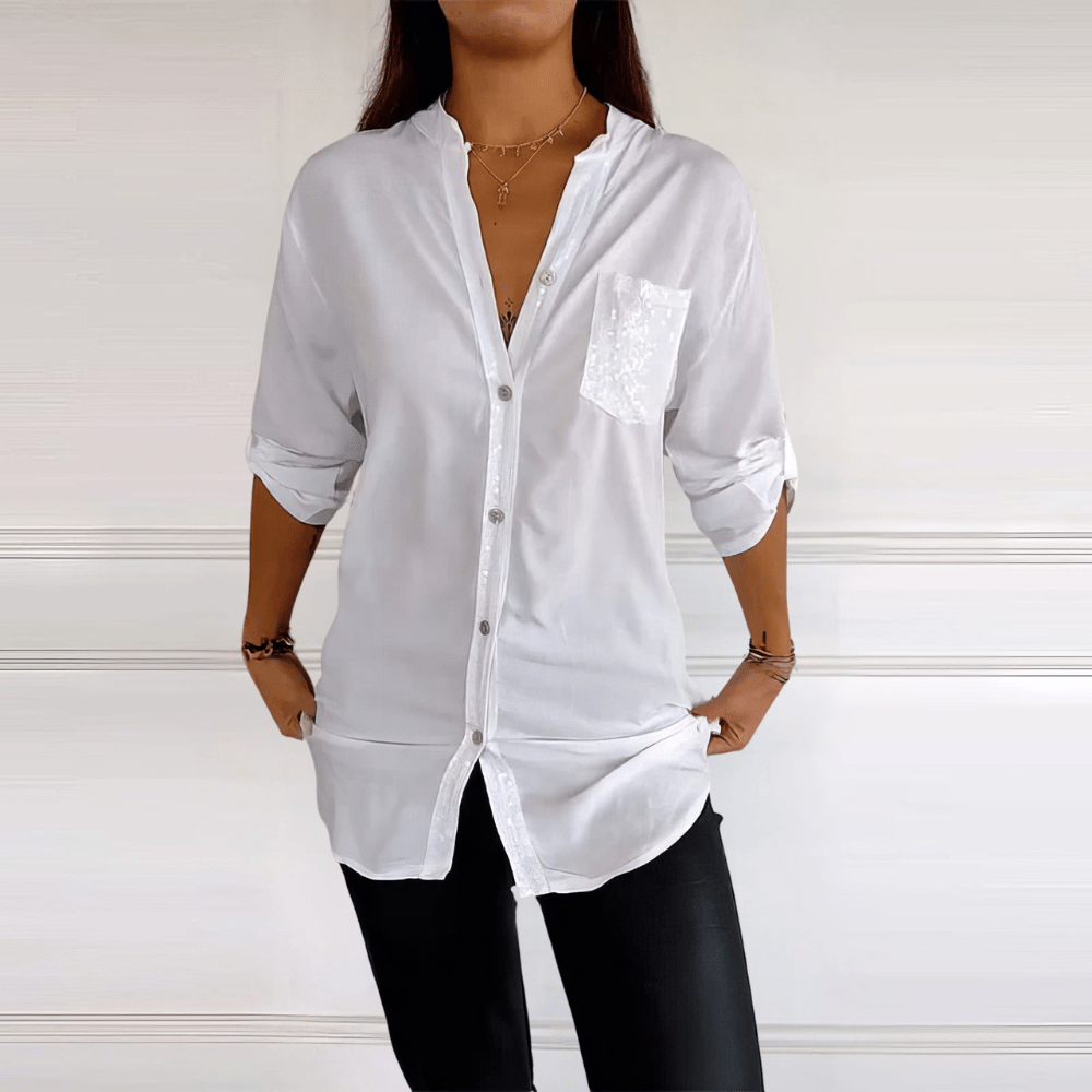 Maas & Mode® | Lisa  Trendy Dames Shirt