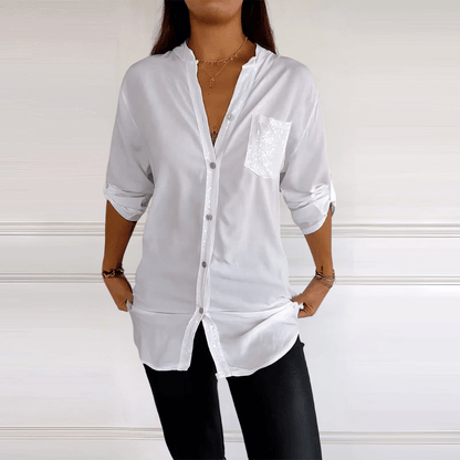 Maas & Mode® | Lisa  Trendy Dames Shirt