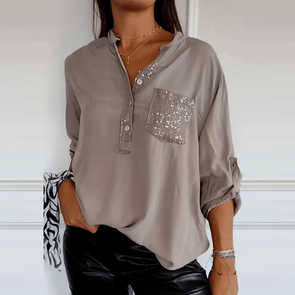 Maas & Mode® | Lisa  Trendy Dames Shirt