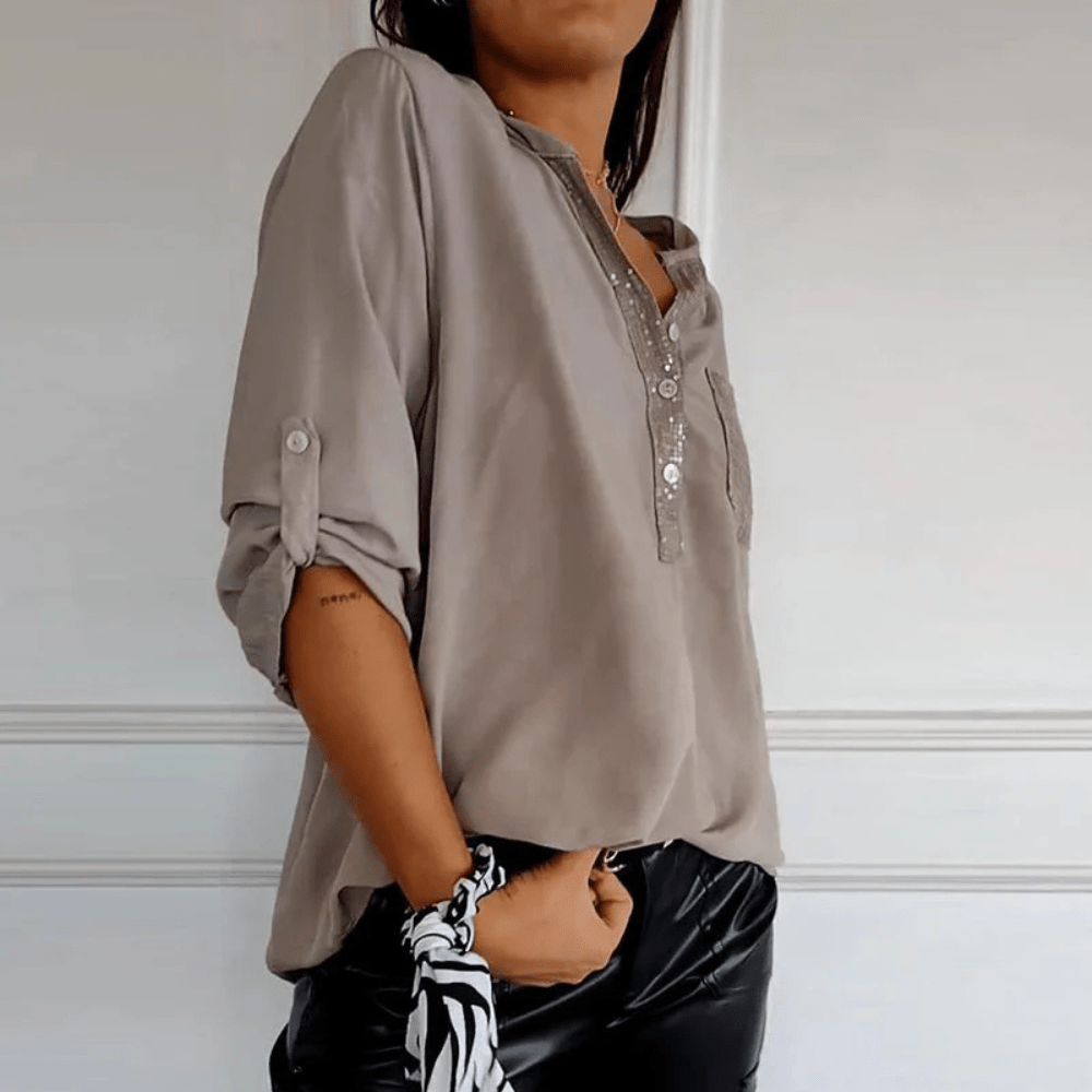 Maas & Mode® | Lisa  Trendy Dames Shirt