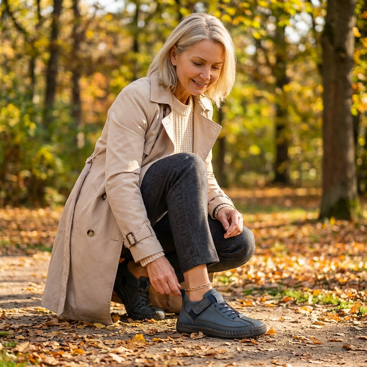 Maas & Mode | Comfortsneaker met brede pasvorm