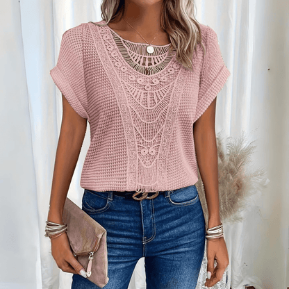 Maas & Mode® | Sophie  Chique Kanten Top