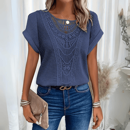 Maas & Mode® | Sophie  Chique Kanten Top