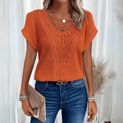 Maas & Mode® | Sophie  Chique Kanten Top