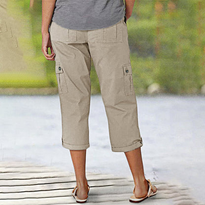 Maas & Mode® | Capri Broek met Meerdere Zakken en Comfortabele Pasvorm voor Maximale Bewegingsvrijheid