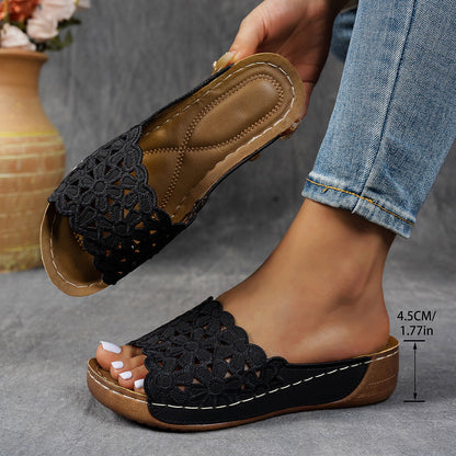 Maas & Mode® | Ademende orthopedische sandalen met open teen