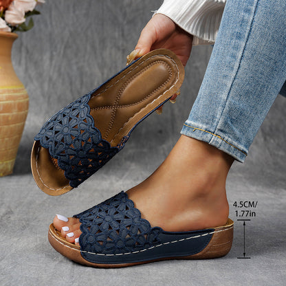 Maas & Mode® | Ademende orthopedische sandalen met open teen