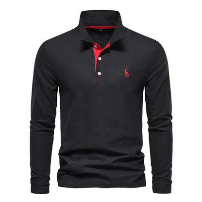 Maas & Mode® | Lange Mouwen Polo