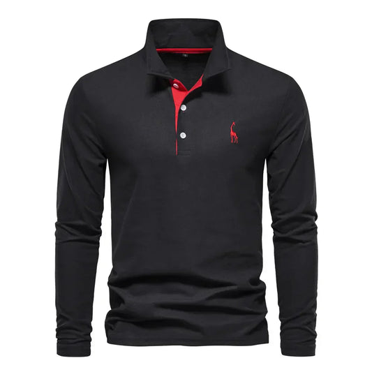 Maas & Mode® | Lange Mouwen Polo