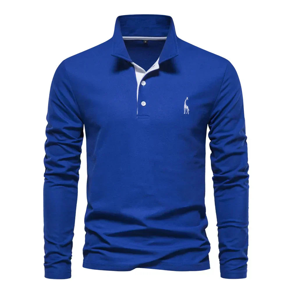Maas & Mode® | Lange Mouwen Polo