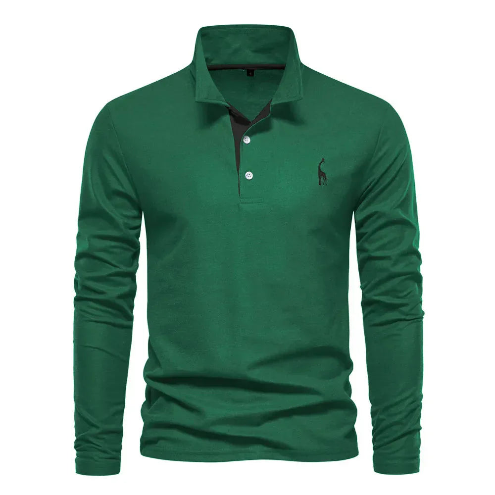 Maas & Mode® | Lange Mouwen Polo