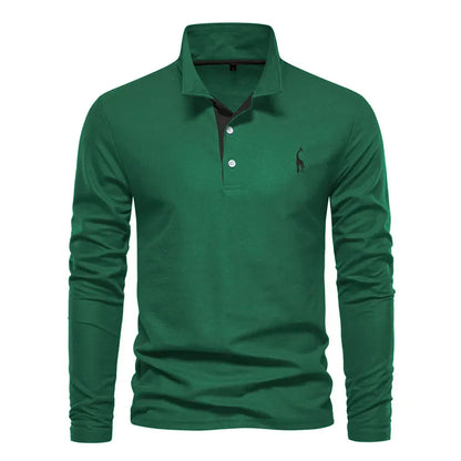 Maas & Mode® | Lange Mouwen Polo