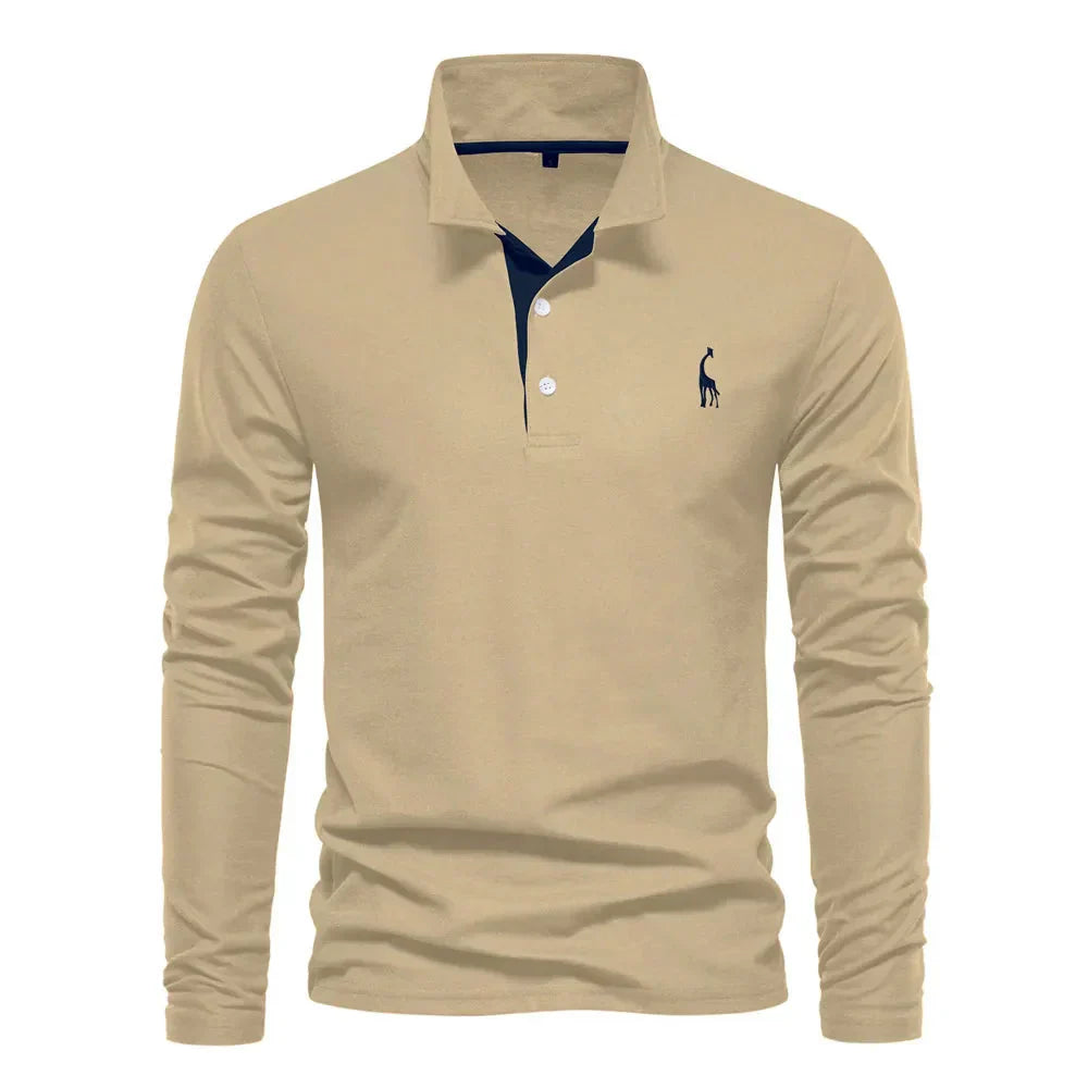 Maas & Mode® | Lange Mouwen Polo