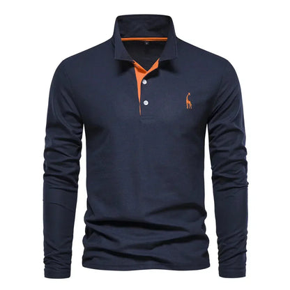 Maas & Mode® | Lange Mouwen Polo