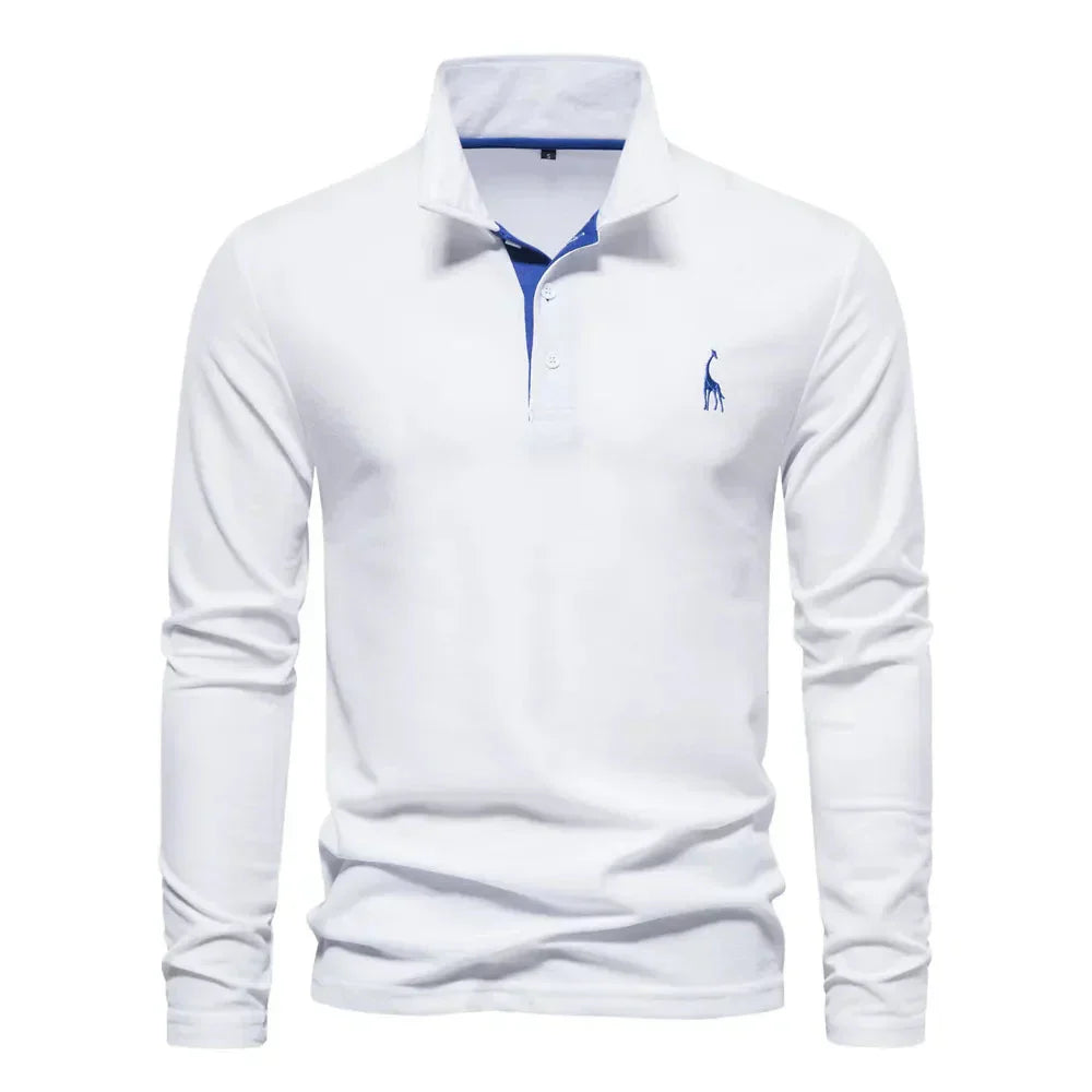 Maas & Mode® | Lange Mouwen Polo