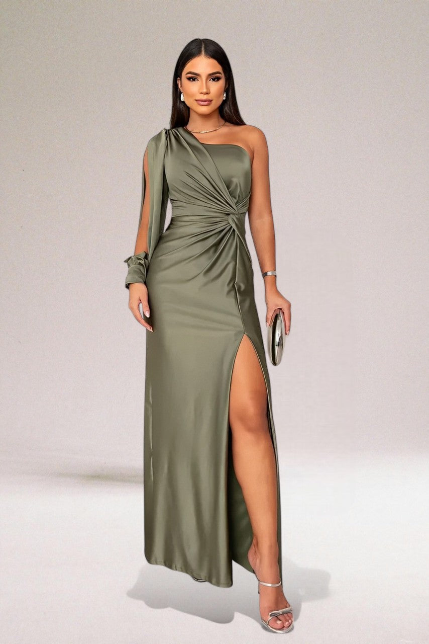 Maas & Mode® | Elegante Asymmetrische Jurk
