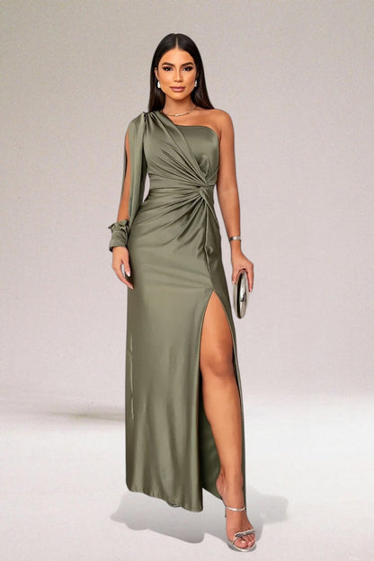 Maas & Mode® | Elegante Asymmetrische Jurk