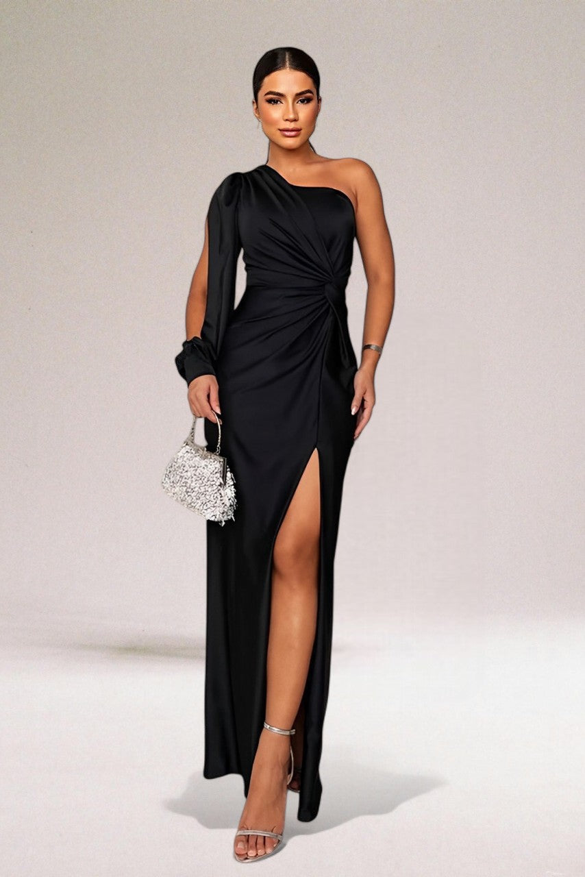 Maas & Mode® | Elegante Asymmetrische Jurk